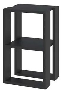 Nočný stolík Houseland Lonie čierny