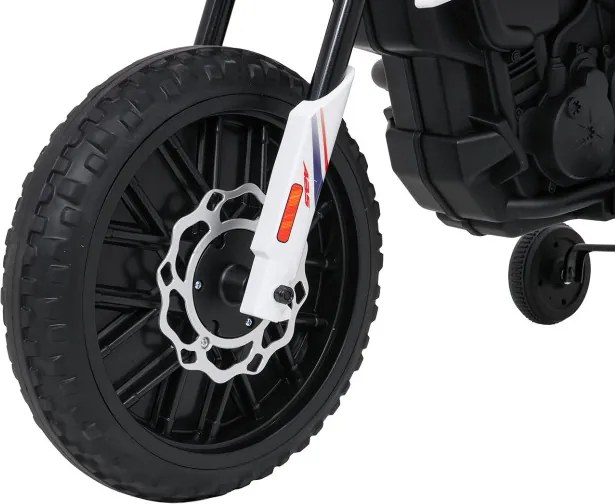 Elektrická motorka Aprilia RX biela