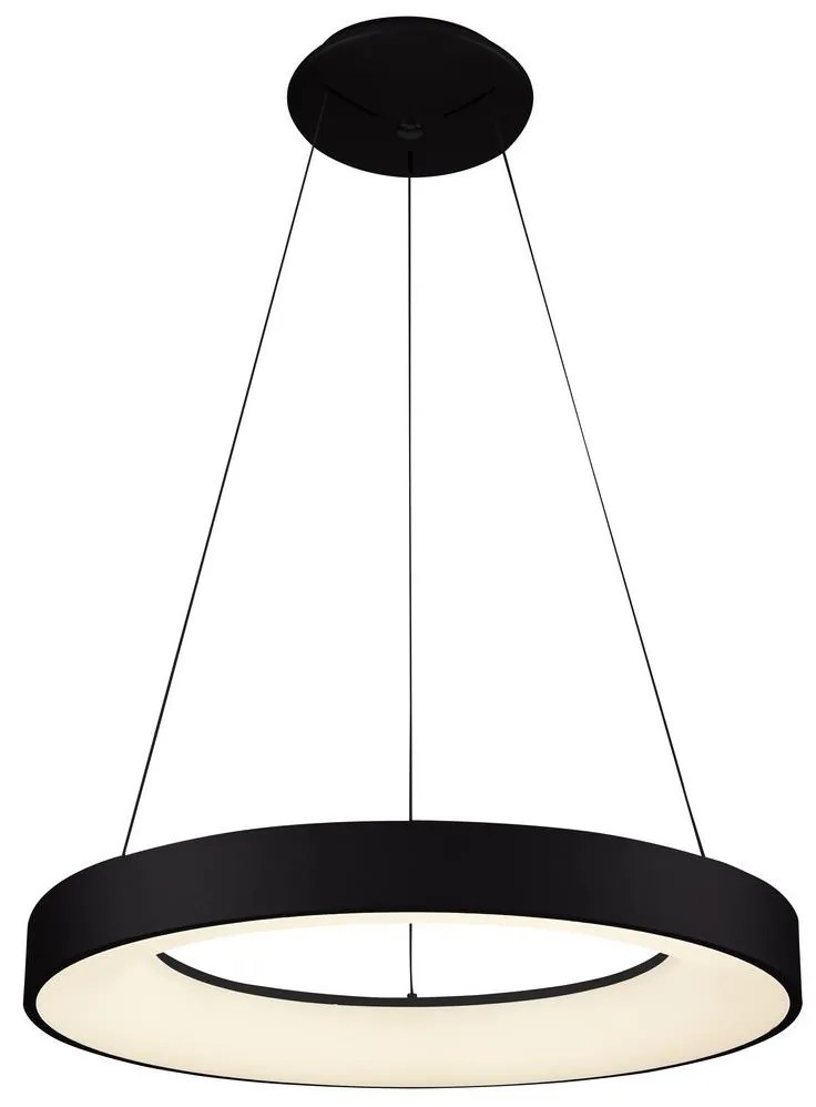 Azzardo AZ4999 - LED Luster na lanku SANTANA LED/30W/230V čierna