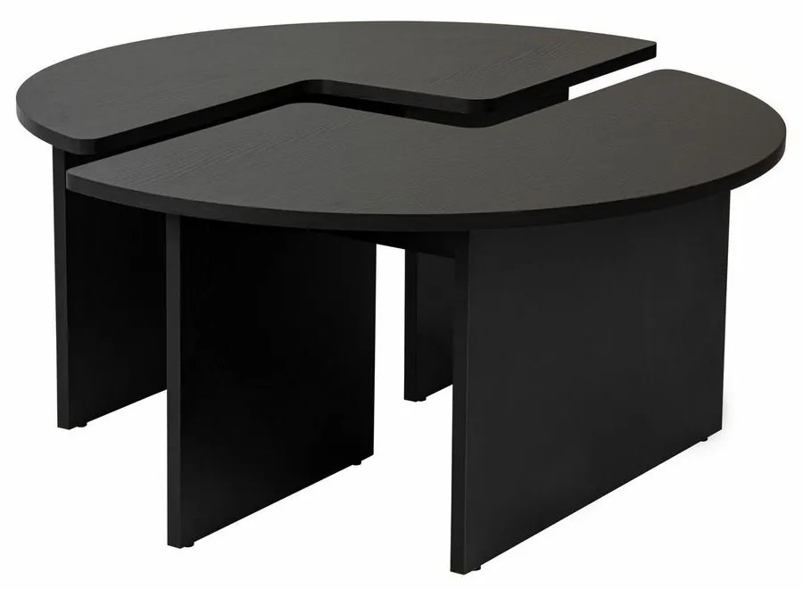Konferenčný stolík Moira Wood Black