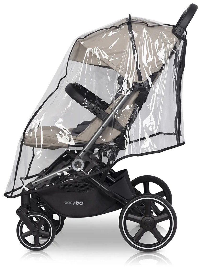 Súrodenecký kočík EasyGo Echo Savana Beige