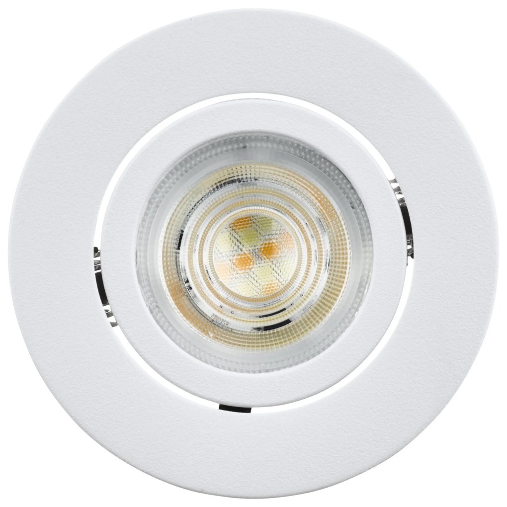 EGLO LED inteligentné zápustné svetlo SALICETO-Z, 5W, teplá biela-studená biela, RGB, 90cm, okrúhle, biele