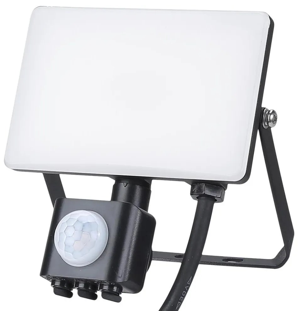 LED Vonkajší reflektor so senzorom LED/20W/230V 5000K IP44