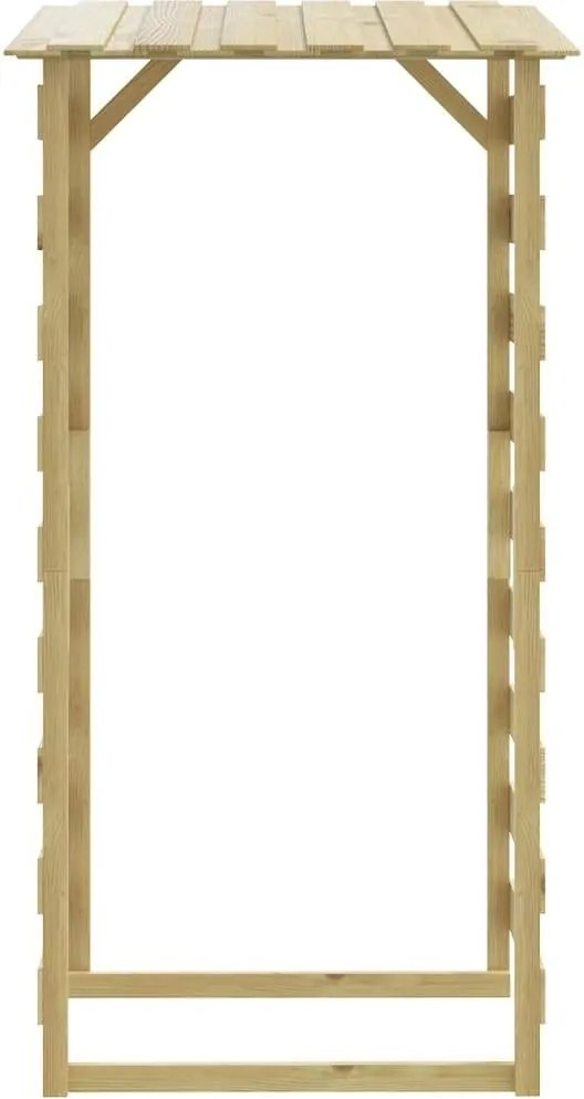 Pergola so strechami 6 ks100x90x200 cm impregnované borovicové drevo