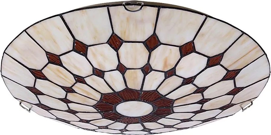 Rabalux 8091 - Tiffany vitrážové stropné svietidlo MARVEL 2xE27/60W/230V