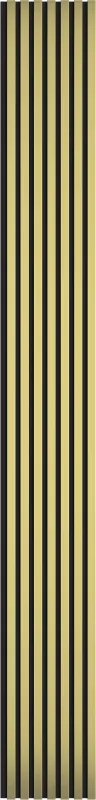 Mexen Lam-F, akustické stenové lamely 275 × 31,5 cm, filc 6 mm, zlatá, S105-275317-2812-057