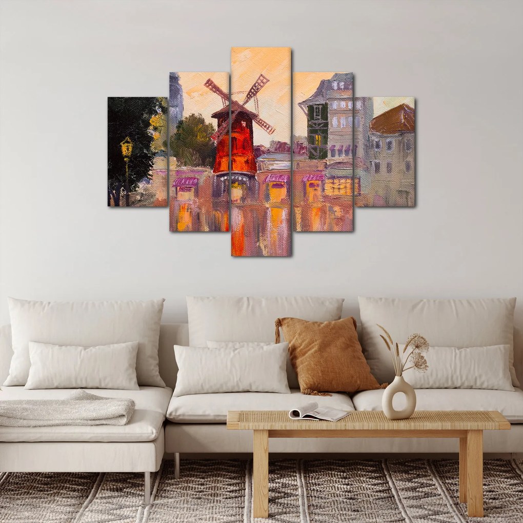 Obraz - Moulin rouge, Paríž, Francúzsko (150x105 cm)