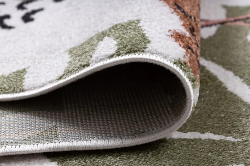 Dywany Łuszczów, Detský kusový koberec Fun Flami Flamingos cream, 80x150, viacfarebná, detská izba