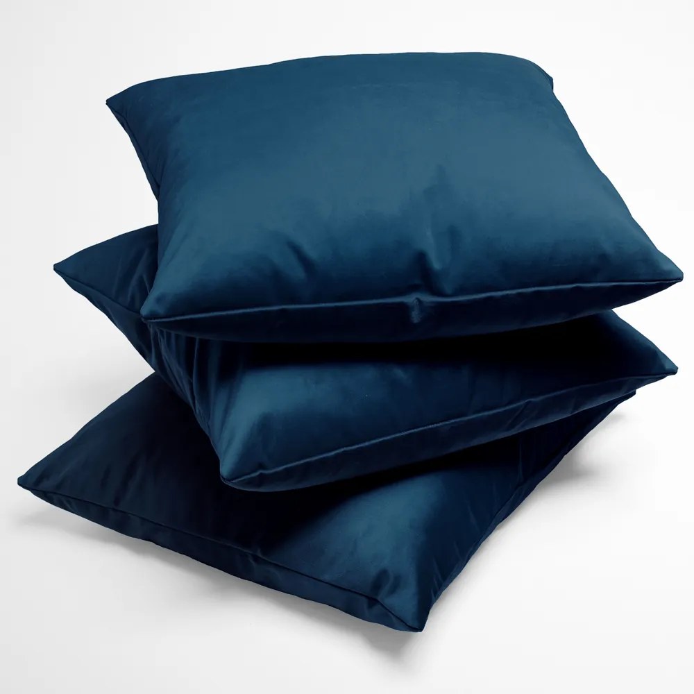 Biante Zamatová obliečka na vankúš Velvet Prémium SVP-001 Petrolejovo modrá 30 x 50 cm