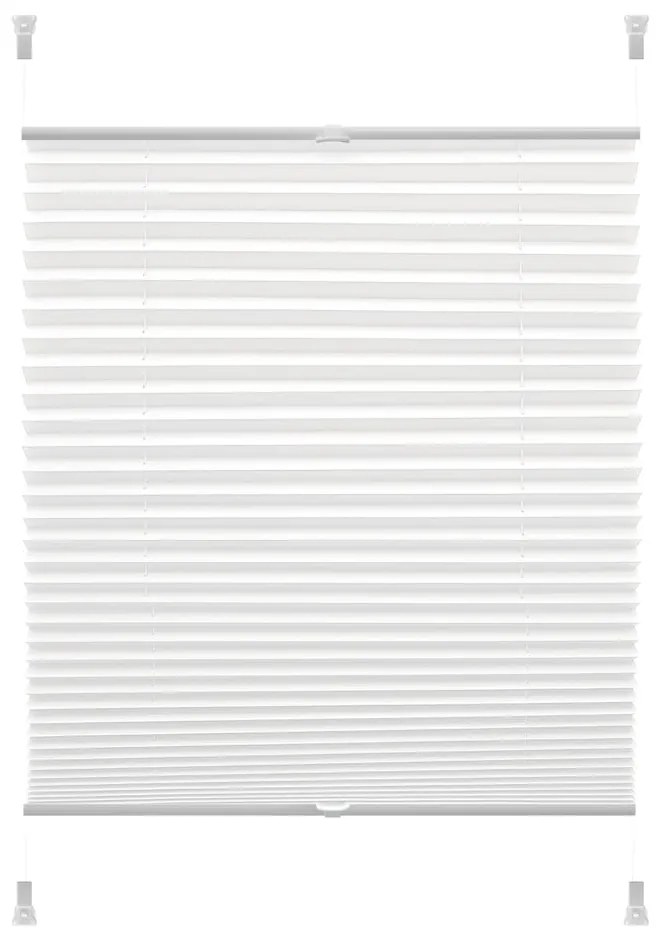 Biela roleta 80x150 cm Plisé Verona Termo – Gardinia