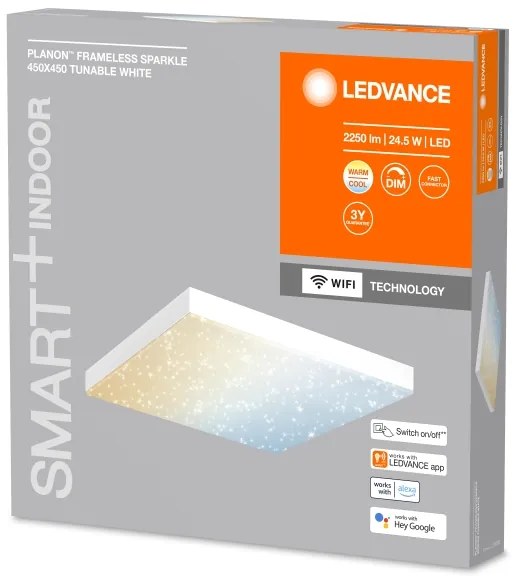 Ledvance -LED Stmievateľné stropné svietidlo SMART+ FRAMELESS LED/24,5W/230V Wi-Fi