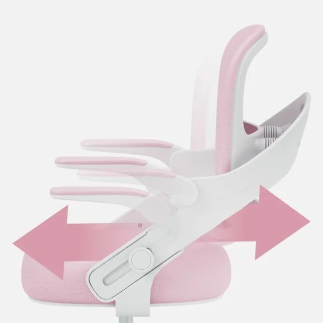 Detská otočná stolička Mark Adler Junior 4.3 ružová