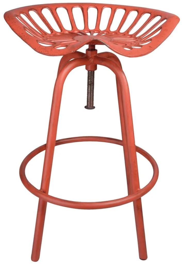 Esschert Design Barová stolička "Tractor", červená, IH024