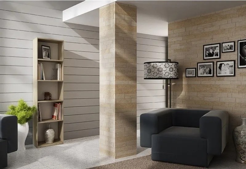 Knižnica na zakladače S40 dub vidiecky