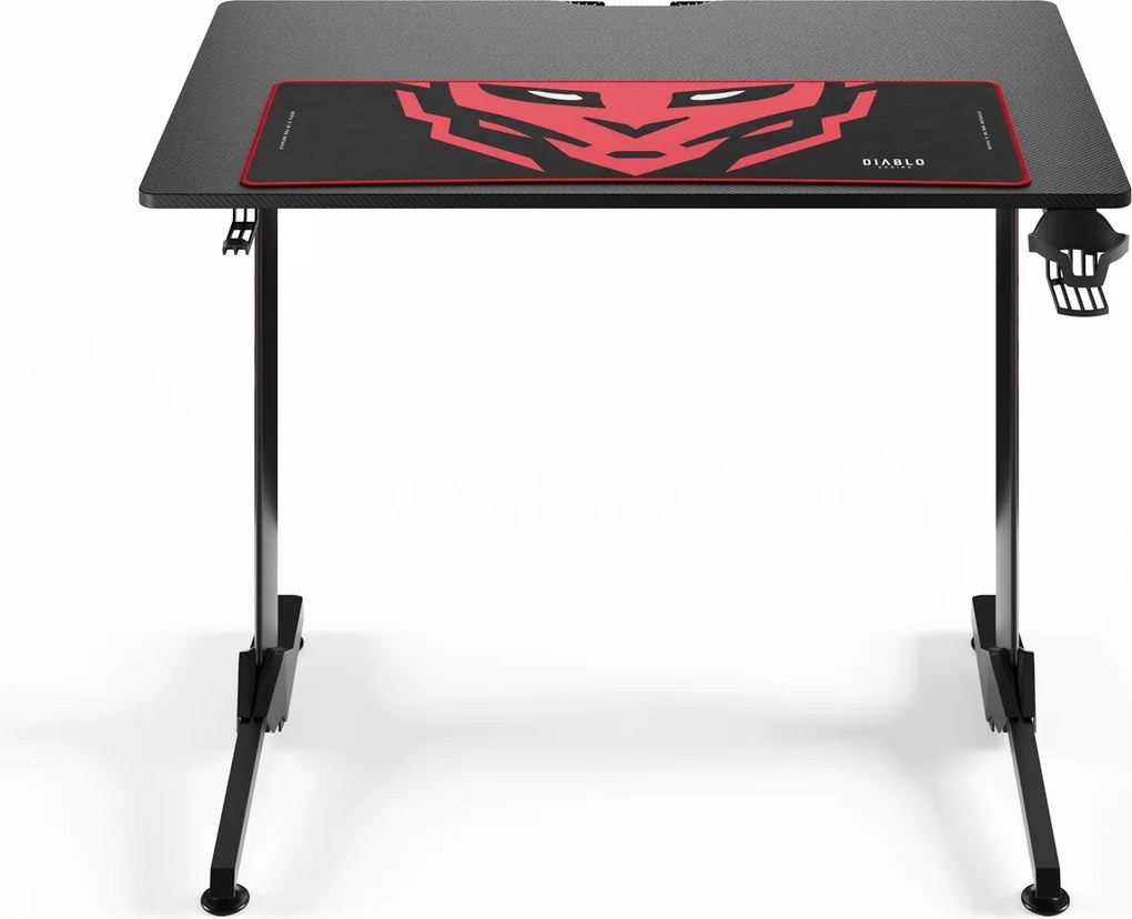 Herný stôl 100 cm čierny: Diablo X-Mate 1000