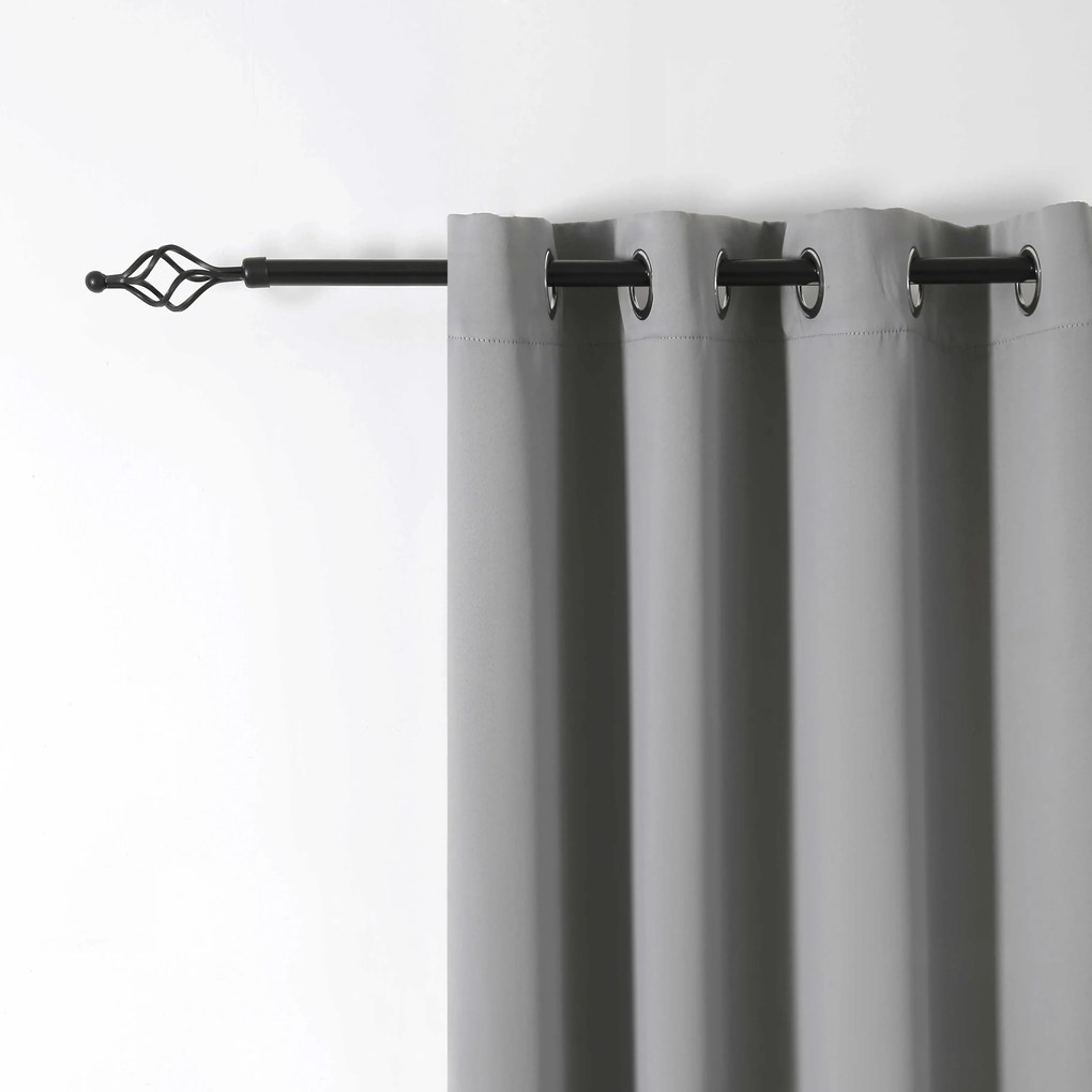 Záves OXFORD LIGHT 140x250 cm, svetlosivý Zavesenie: Riasiaca páska