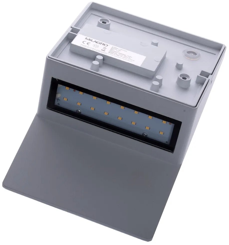 Exteriérové nástenné LED svietidlo Cracks, 1x LED 10w, biele