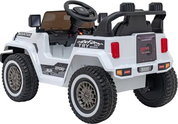 Elektrické autíčko Off Road MOUNTAIN biele