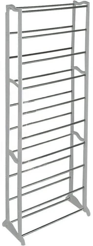 10 radový biely botník