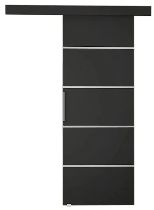 Posuvné dvere MARTI III, 96,5x205, čierna