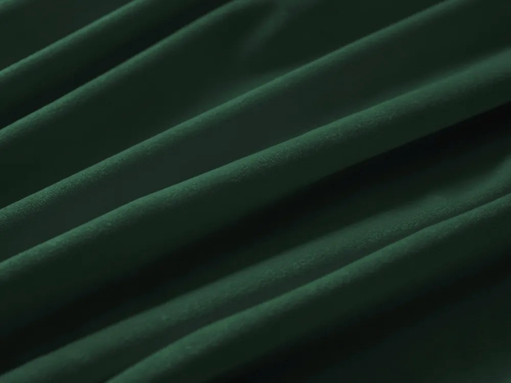Biante Zamatový okrúhly obrus Velvet Premium SVP-012 Zelený Ø 120 cm