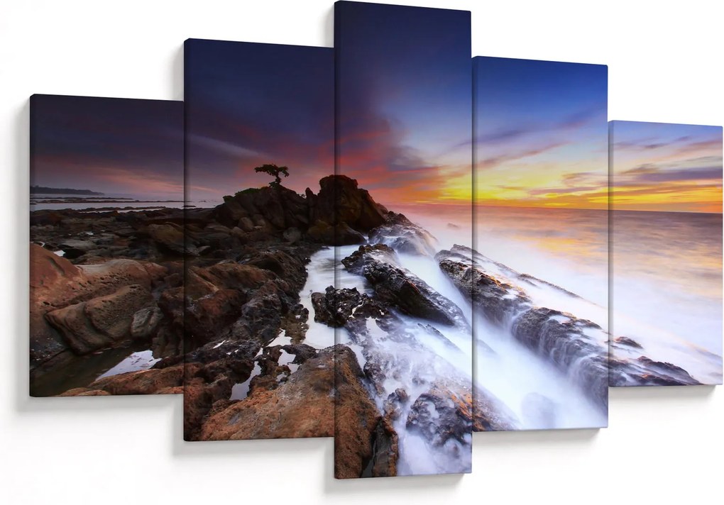 Obraz hory v hmle (150x105 cm)