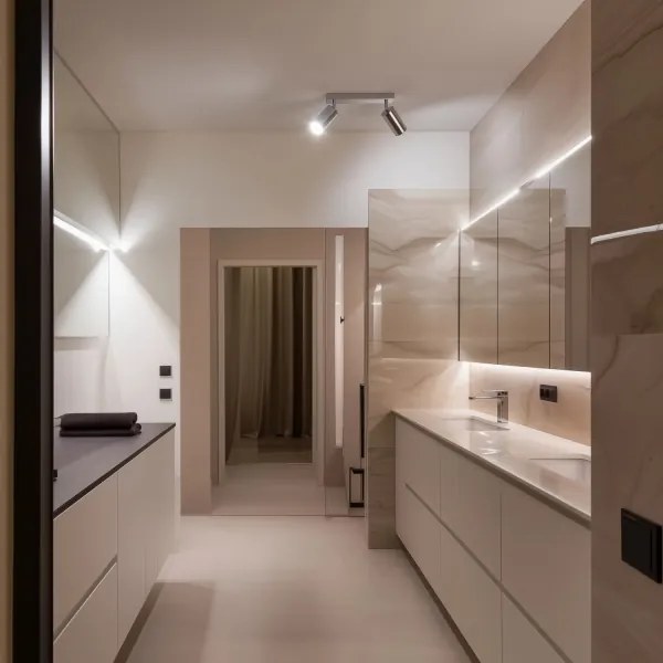 Brilagi - Kúpeľňové bodové svietidlo SELE 2xGU10/30W/230V IP44 lesklý chróm