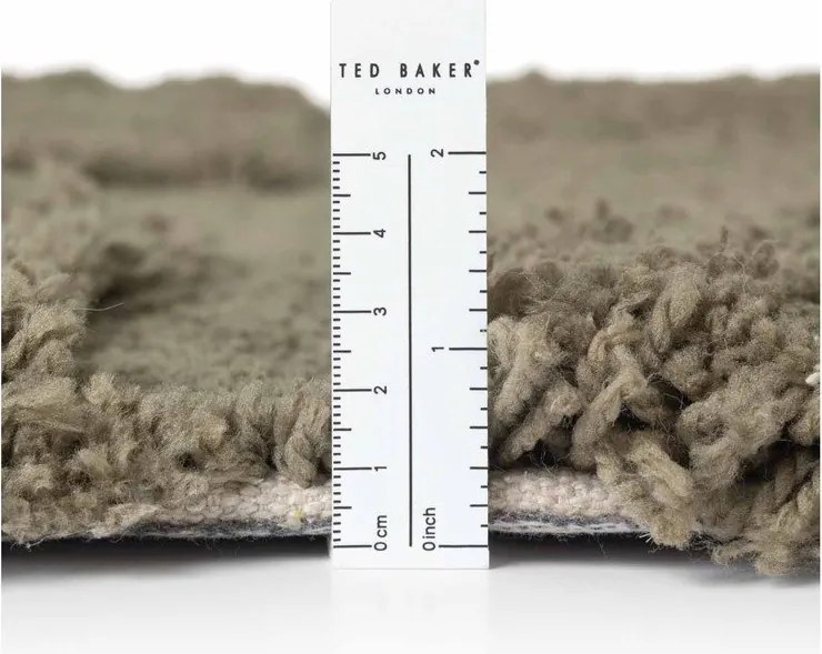 Kaki ručne tkaný okrúhly koberec ø 200 cm Lambeth Jasper – Ted Baker