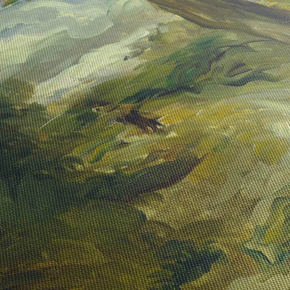 Obraz - Auguste Renoir, Landscape between Storms, reprodukcia (s hodinami) (90x30 cm)