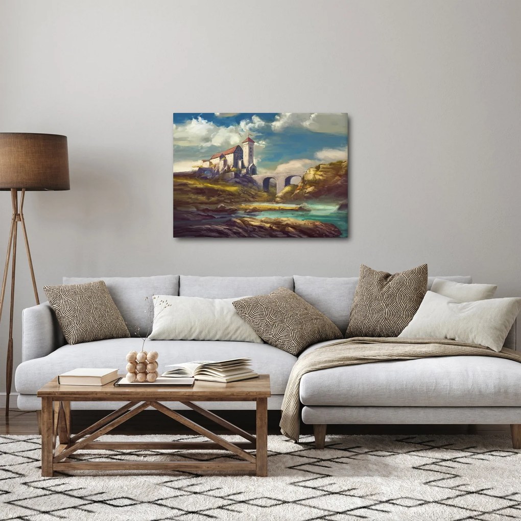 Obraz - Stredoveký hrad (70x50 cm)