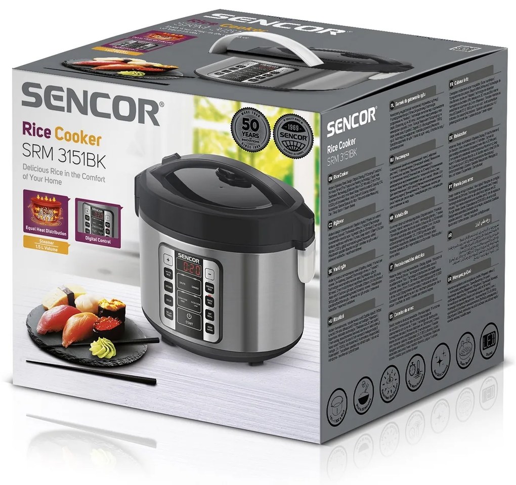 Rýžovar Sencor SRM 3151BK