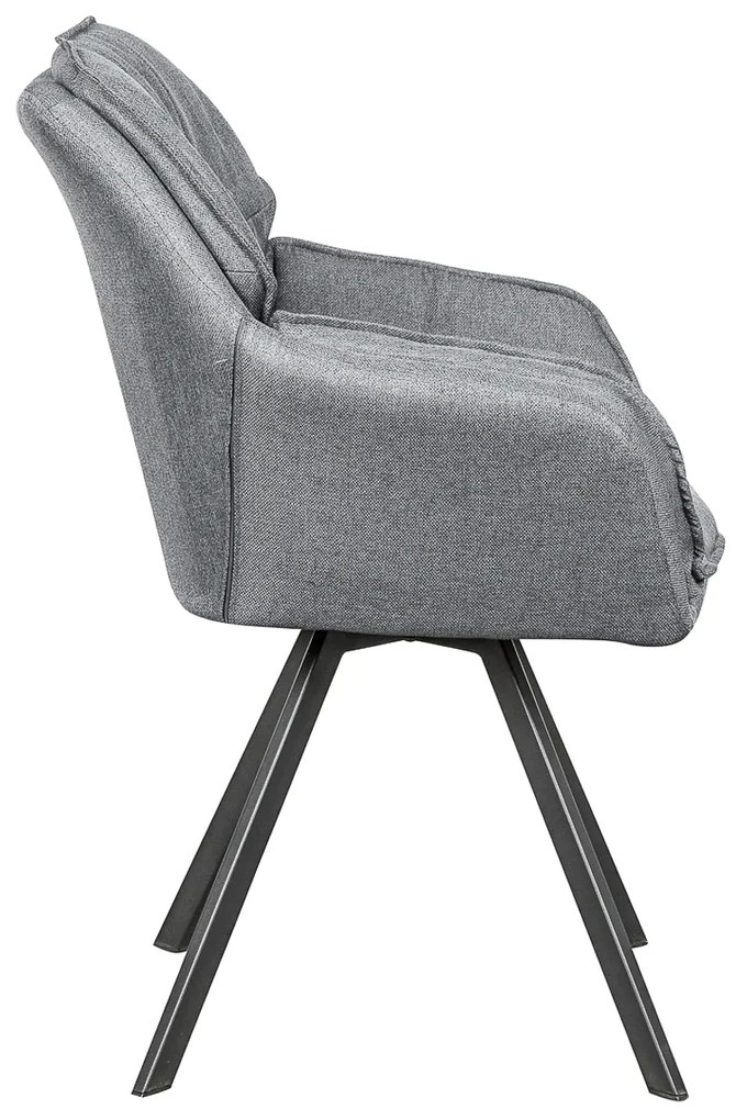 Stolička sivá lakťová opierka