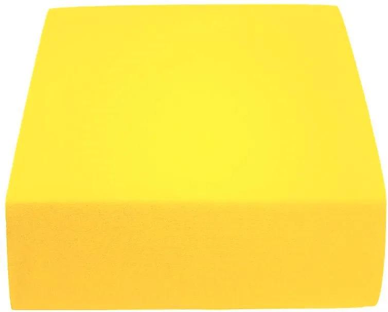 Jersey plachta žltá 160x200 cm