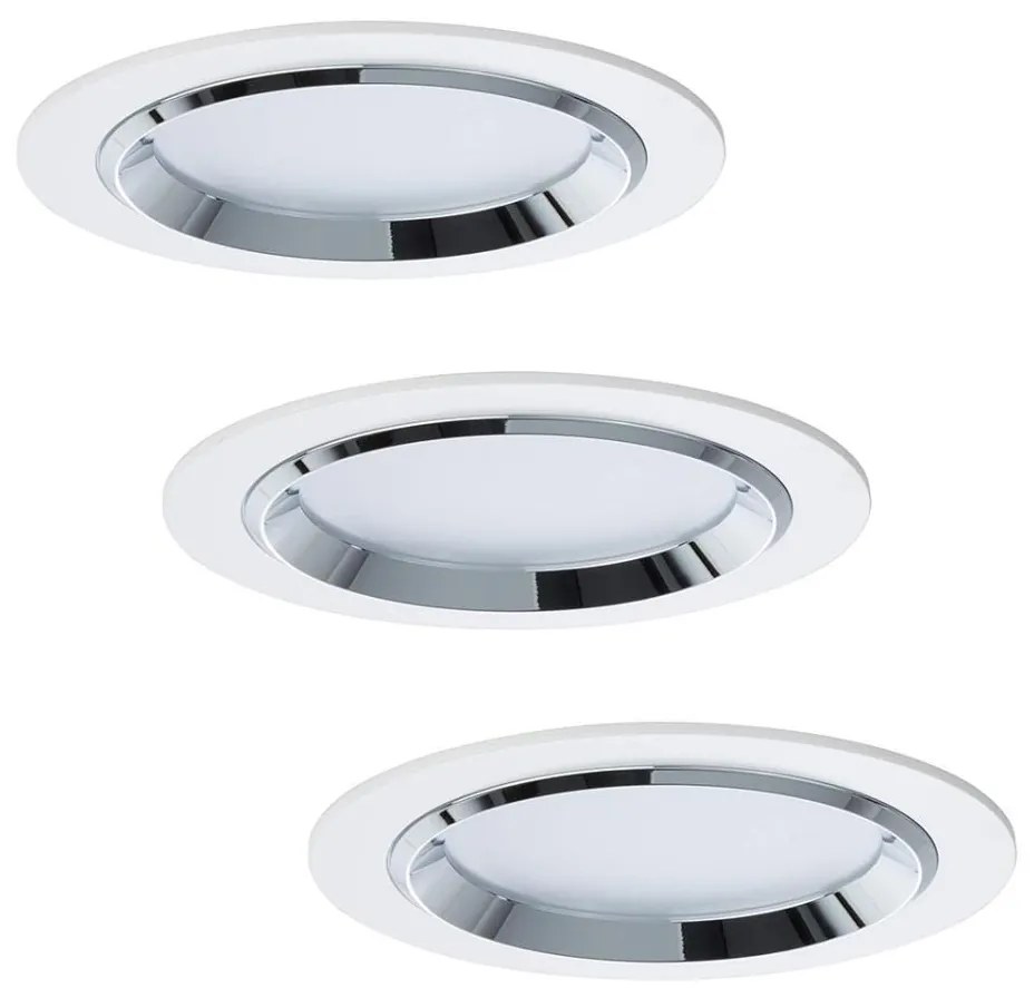 Paulmann 92693 - SADA 3xLED/8W Stmievateľné podhľadové svietidlo PREMIUM LINE 230