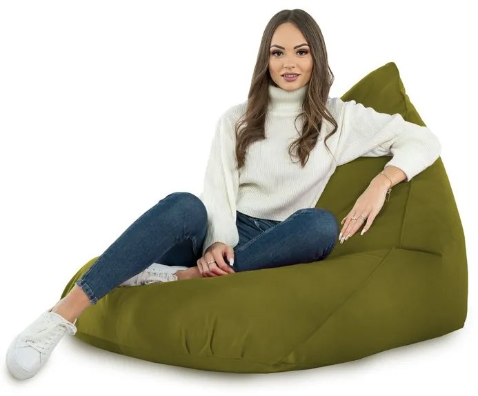 Sedací vak Bermudy Plyš Farba: Zelený