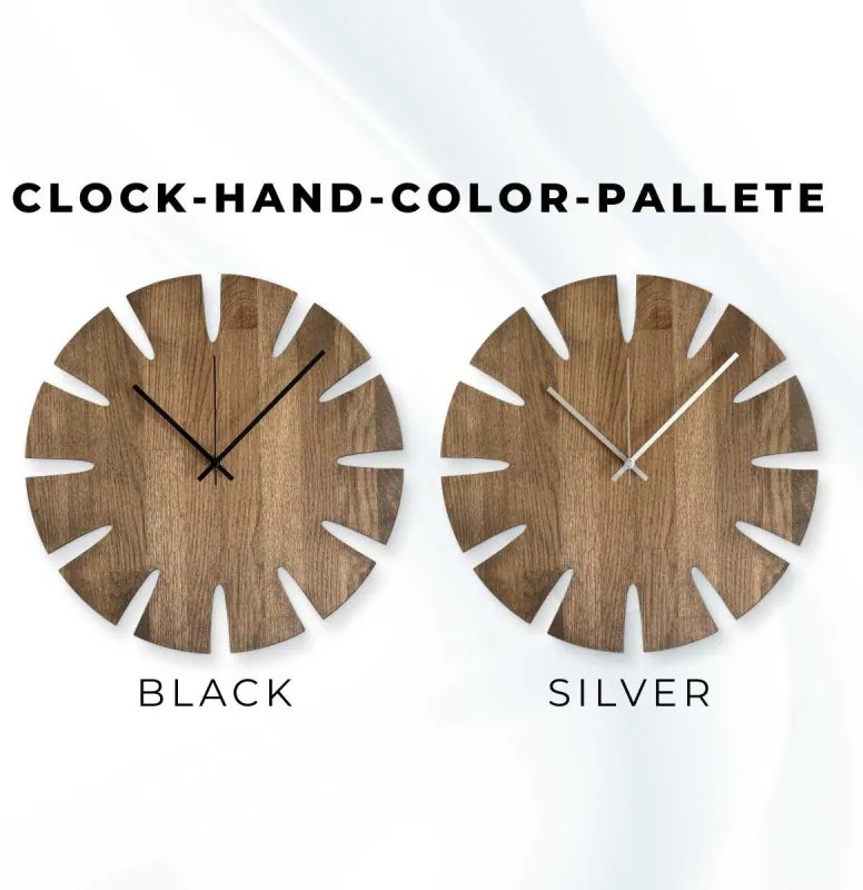 Luxusné dubové nástenné hodiny I SENTOP MAS014-TERA