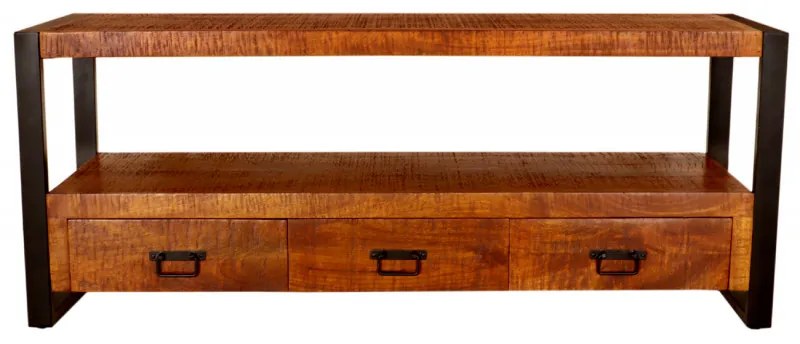 TV stolík Retro 150x60x45 indický masív mango Mango natural