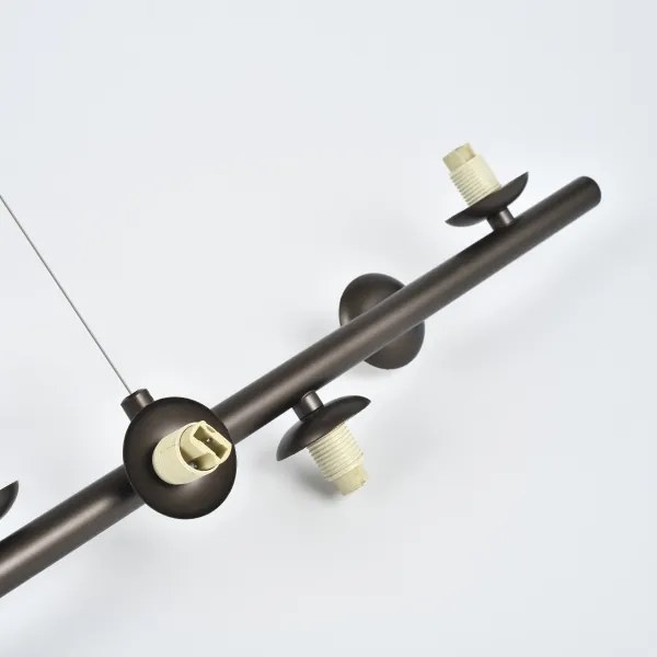 Brilagi - LED luster na lanku MILLA 10xG9/3W/230V hnedá/dymová hnedá