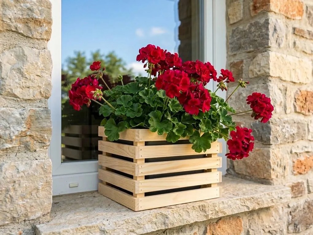 AMADEA Drevená chňapka, 27x27x20 cm