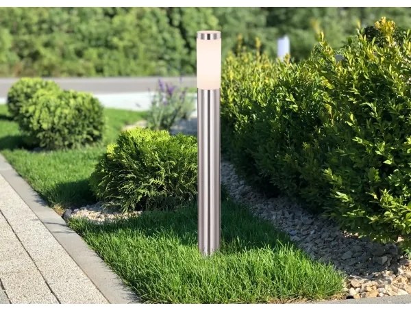 Globo 31588 - Vonkajšia lampa BOSTON 1xE27/23W/230V IP44 80 cm lesklý chróm