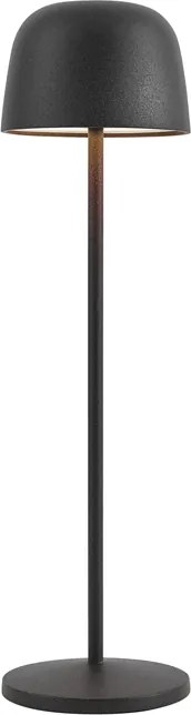 Stolná lampa čierna vrátane LED nabíjateľná s nabíjacou stanicou IP65 - Raika