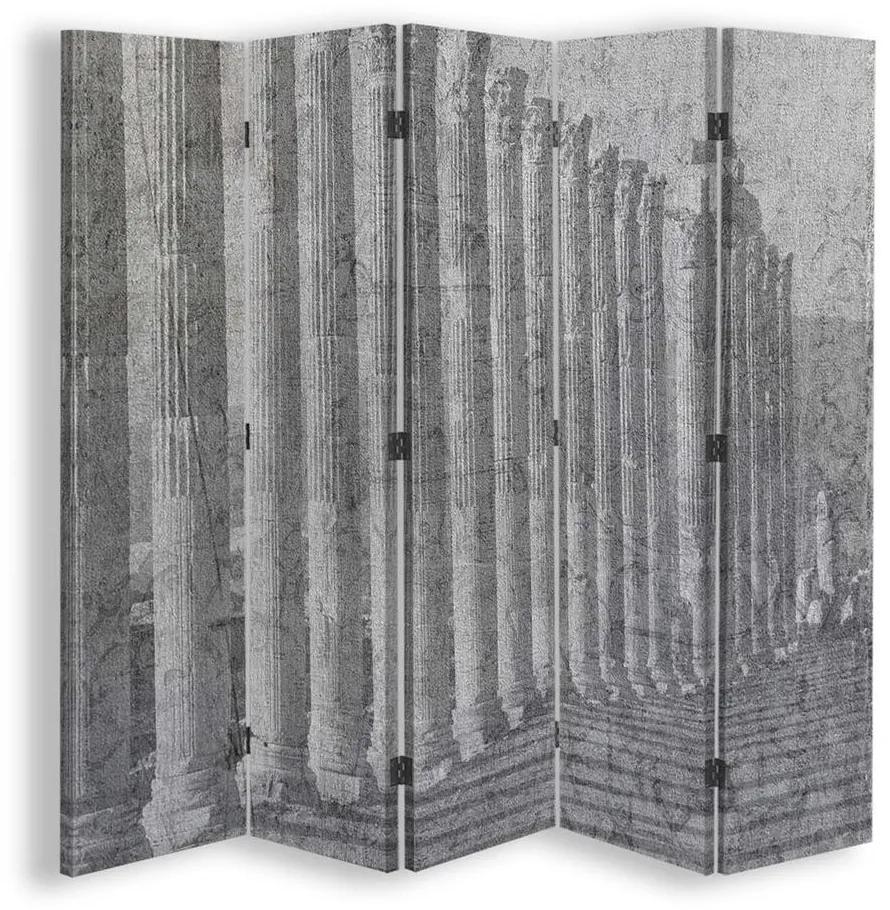 Ozdobný paraván, Architektonický řád - 180x170 cm, päťdielny, klasický paraván
