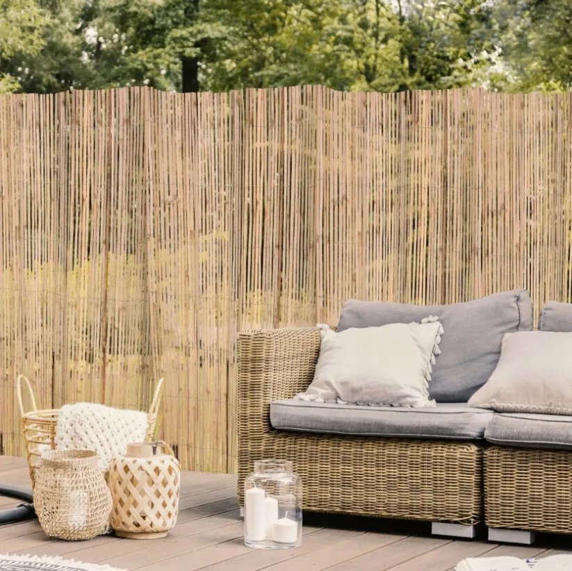 Bambusový plot 100 cm x 300 cm x 12 mm