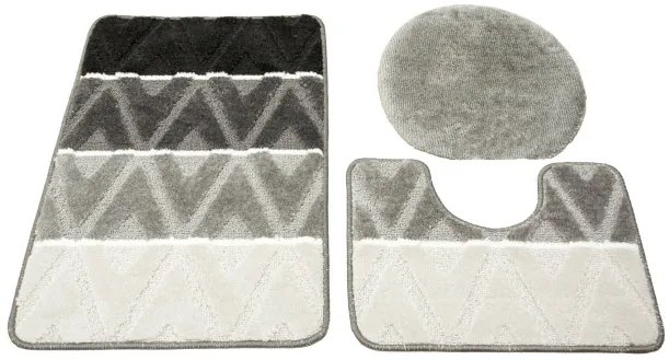 Sada kúpeľňových koberčekov PALMA Grey