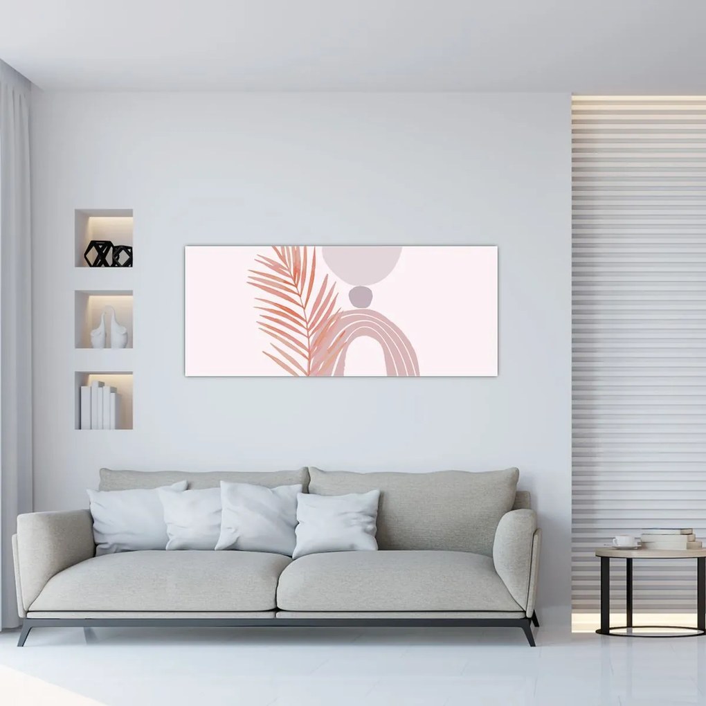 Obraz - Fialový minimalizmus N⁰1 (120x50 cm)