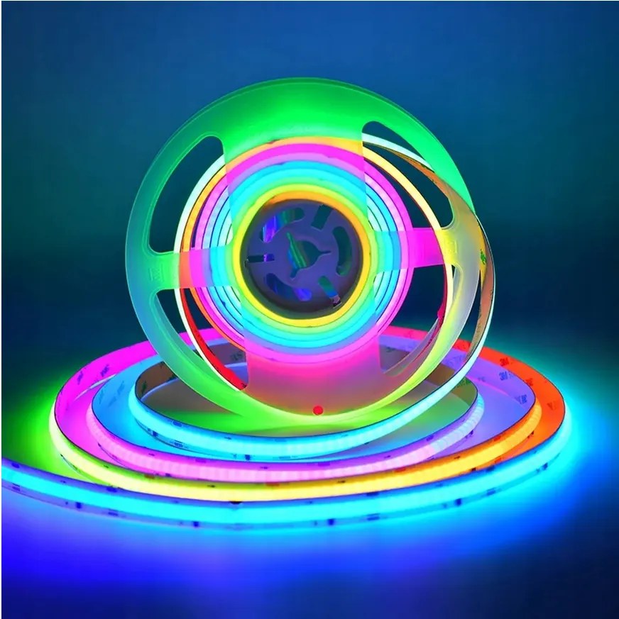 BERGE LED pásik RGB COB 12V - 450D - 15W/m -IP20 - 5m