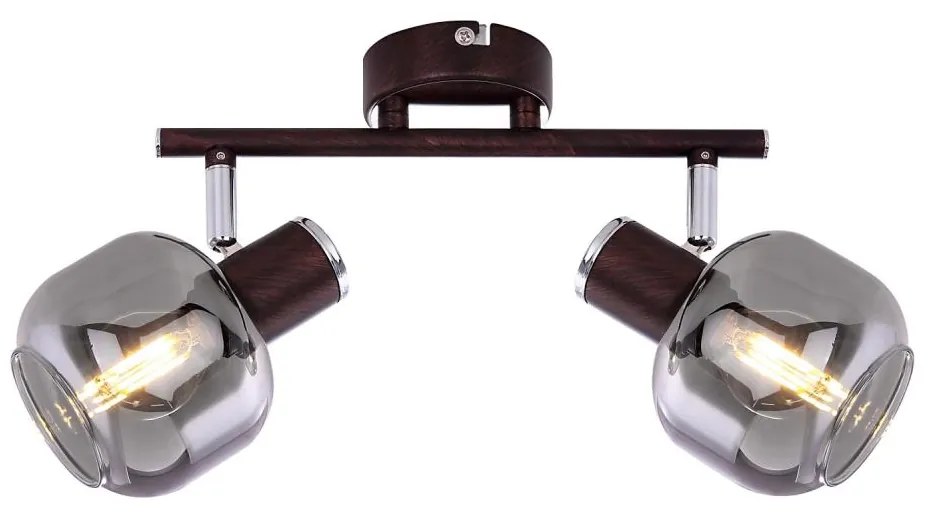 Globo 54303-2 - Bodové svietidlo PALLO 2xE14/40W/230V