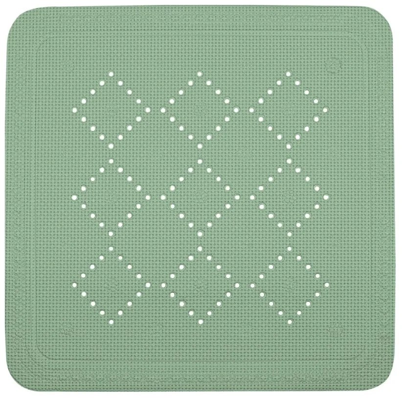 Spirella Protišmyková podložka do sprchy ALASKA, zelená, 55 x 55 cm