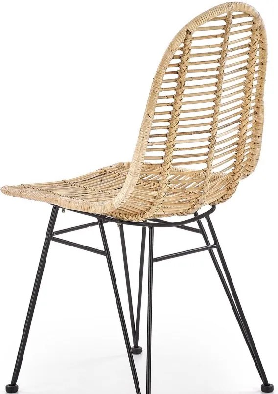 Jedálenská stolička K337 ratan Halmar