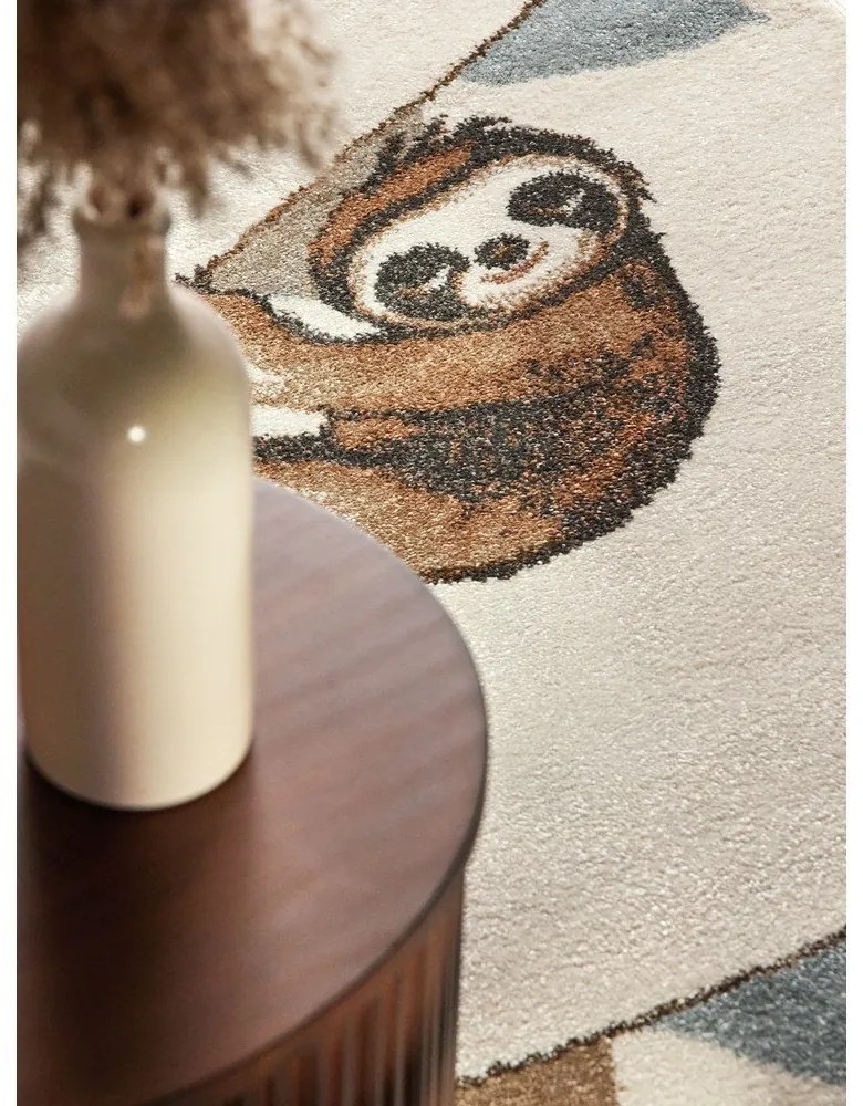 Krémový detský koberec 160x230 cm Walk like an Elephant Rainbow Party – Villeroy&amp;Boch